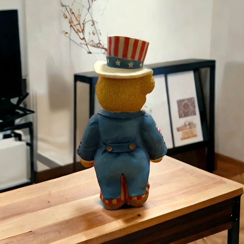 VINTAGE ~ Cherished Teddies ~ SAM ~ Uncle Sam Figurine